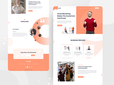 Marketing agency - Landing Page