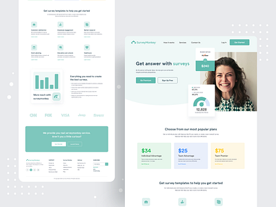 SurveyMonkey - Landing Page