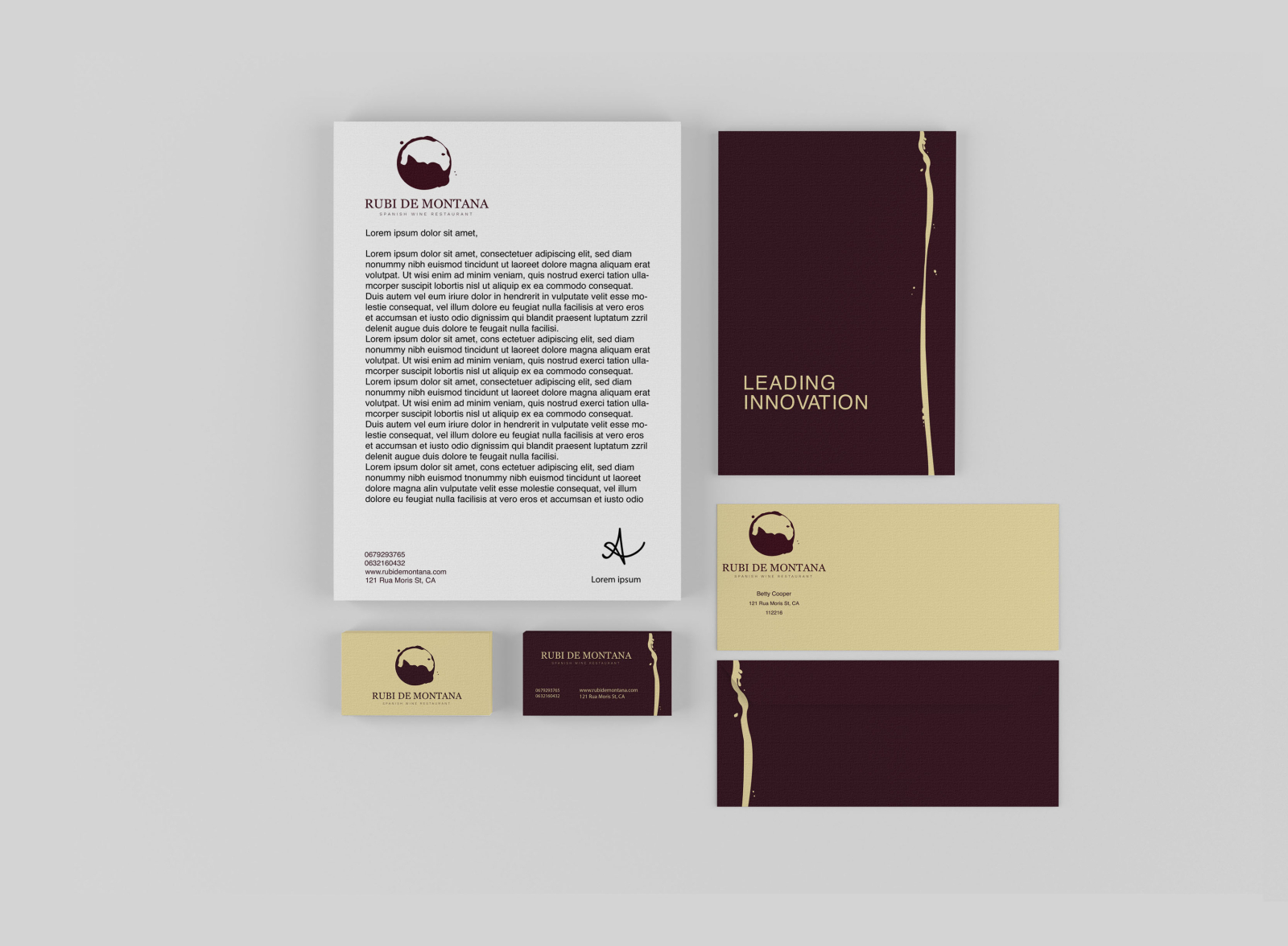 Corporate Identity By Liana On Dribbble   2 4x 