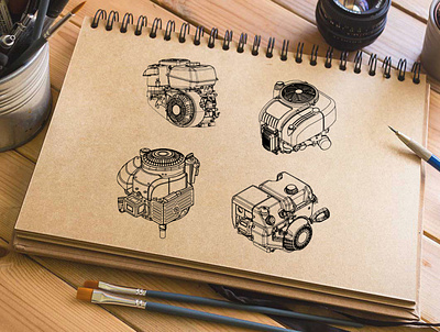 Engine drawings drawings