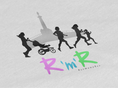 run mama run logo design logo