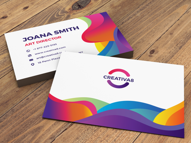 Business card design by Lana Klenak on Dribbble