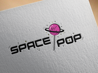 SpacePop design logo