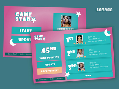 #19 Daily UI - Game Star