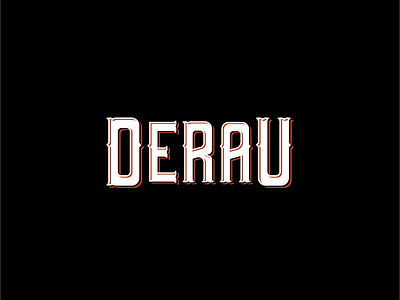 derau logo apparel artwork brand brand logo branding clothes clothing decorative design flat illustration logo logodesign logotype typography vector vectorart vintage