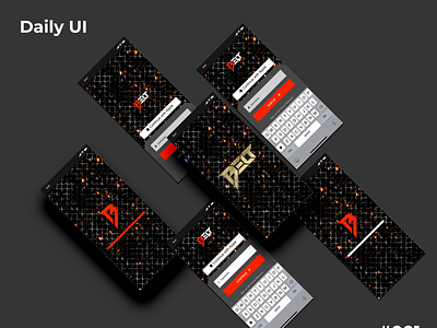 DailyUI 001 app dailyui dailyui 001 design login mobile ui ux