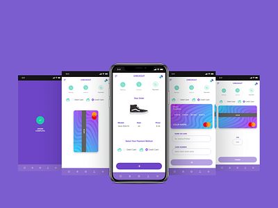 DailyUI 002 app design checkout creditcard dailyui dailyui002 design mobile ui ux