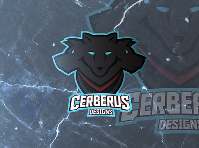 Cerberus Designs | Personal Logo branding design esports logo mascot mascot design mascot logo mythology photoshop vector
