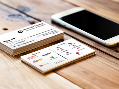 Business card design for director from Malaysia.