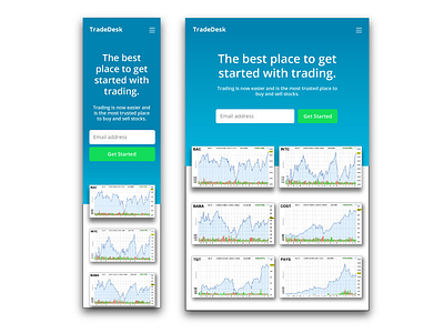 TradeDesk Website Design