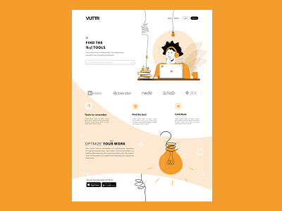 Bossabox projetc - VUTTR illustration ui ui design uidesign uiux ux ux design uxdesign uxui vector website