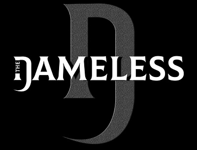 nameless band dark logo n nameless rock and roll vector