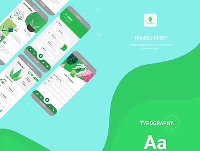 Adobe XD Challenge - HOMEGARDEN adobe adobe illustrator adobexd branding design typography ui ux xd