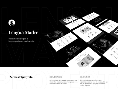 Lengua Madre - Website Design design logo typography ui ux webdesing website