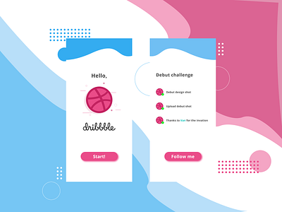 Hello Dribbble! Debut shot by Andrew! app application branding design icon mobile mobile ui ui ui design web