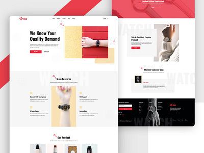Ecommerce Shop Template business creative creative agency e commerce template landing page photoshop product branding productdesign startups template web design website