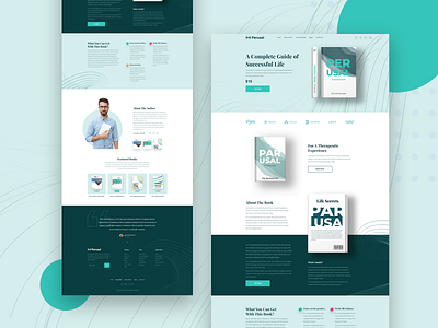 Perusal - Book Landing Page Template