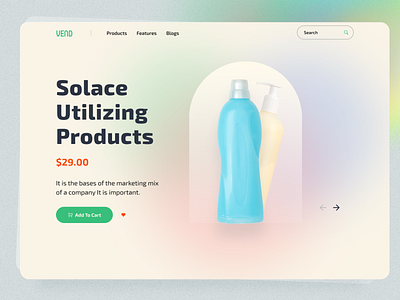 Vend- Ecommerce Header Exploration