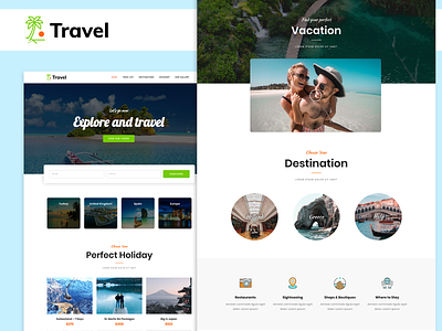 Travel Agency | WordPress Elementor Theme beach elementor explore nature theme travel website wordpress