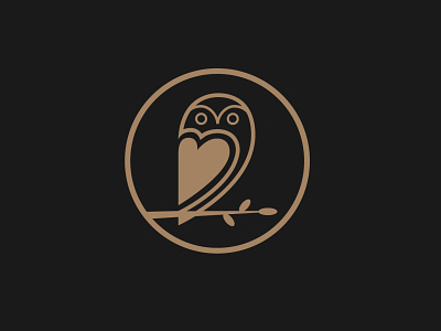 Minimal Owl Logo branding design for sale graphic design illustration logo logo design logofolio minimal logo owl owl logo