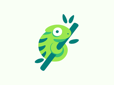 Chameleon Logo Illustration