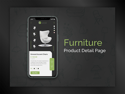 e commerce furniture product branding darkmode design dribbble ecommerce green icon illustration ios app minimal mobile app mobile app design mobile ui ux web design website design white