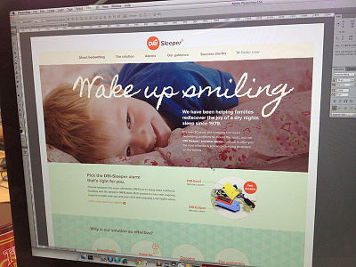 Dri Sleeper web design website