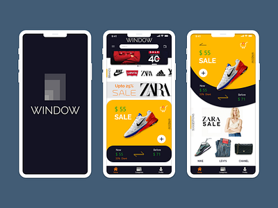 WINDOW - Shoping Mobile app concept