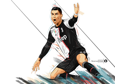 Cr7 design footballer illustration ronaldo vector vector illustration vectorart vectors