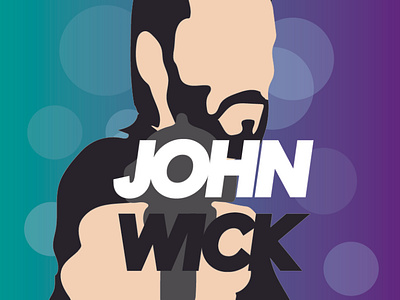 John Wick Minimalist Poster Design