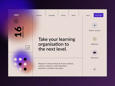 Design Concept «Learning organisation» daily ui dailyui design designer minimal typography ui web webdesign website