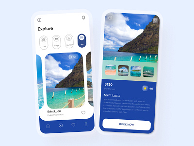 Travel App Concept ui