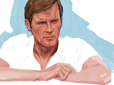 Roger portrait rogermoore