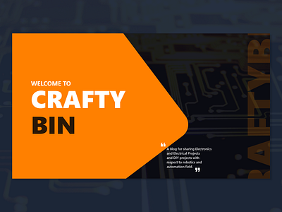 header for bloggr site