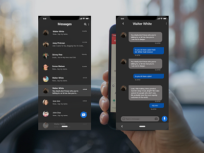 Direct Messaging ui