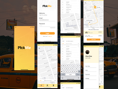 Taxi app Redesign