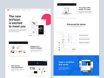 InVision Cloud migration landing page