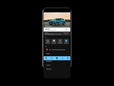 OBD car app - tunning & diagnostic automotive car diagnostic ios ios app obd tunning ui ux