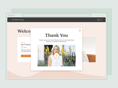 Love What You Sell - Membership Portal membership portal ui ux design web design