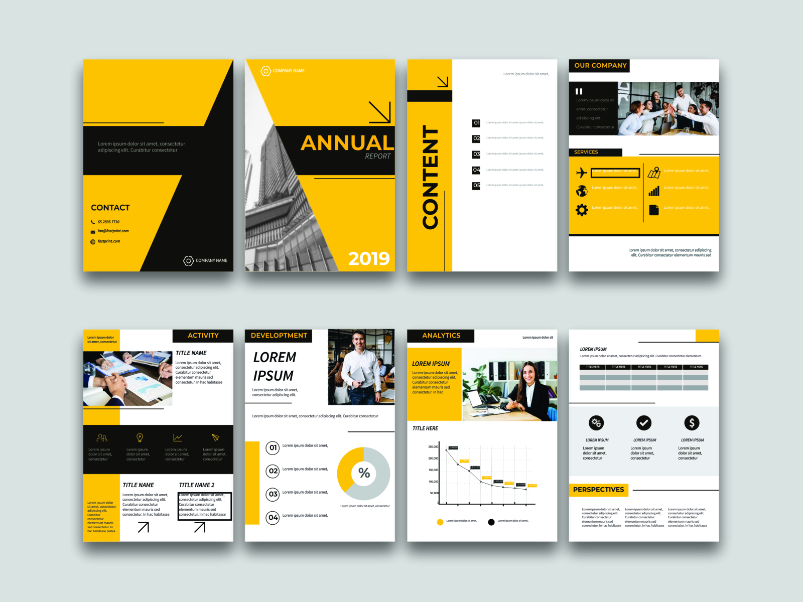 annual report by Gresa Mehmeti on Dribbble