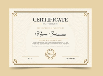 certificate abstract artwork certificate certificate design certificates certification design illustration ui ux vector vector illustration