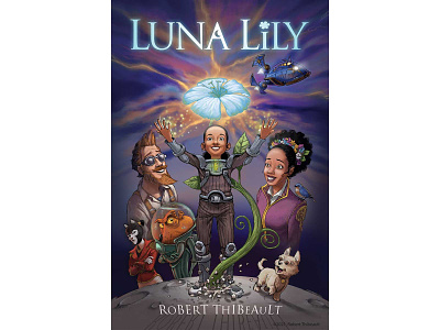 LUNA LILY - a middle grade graphic novel author book branding cartoon character character design childrens book design fantasy graphicnovel illustration sciencefiction