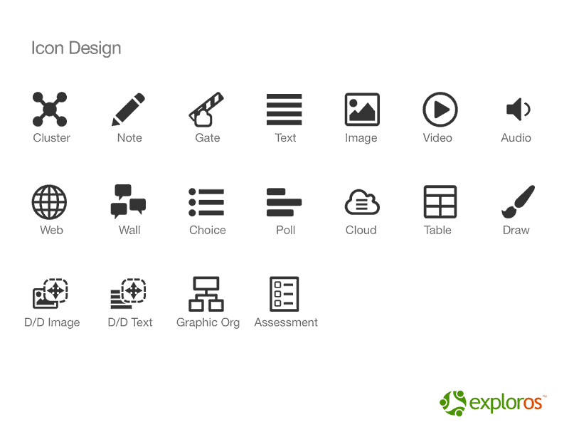 Icon Design - Exploros assets custom icons icons