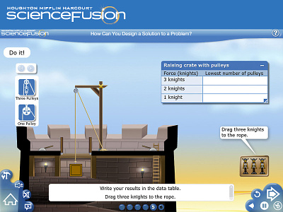 Lessons Science Fusion animation components education science ui