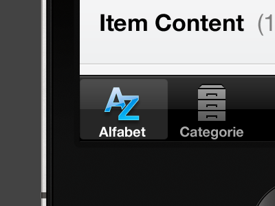iPhone interface grey icon interface ios iphone retina tab tabs