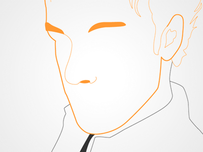 Silhouette avatar lines personal profile self silhouette strokes