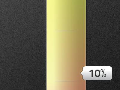 Progress bar & indicator app bar colors gradient indicator ios iphone percentage progress