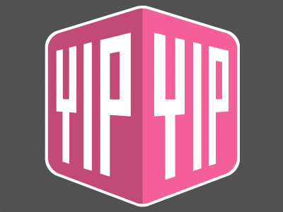 YipYip identity logo magenta