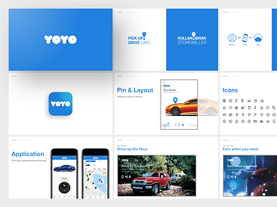 YOYO | Branding Attitude & Styleguide app icon brandbook branding guideline istanbul kudret logo projectmind styleguide