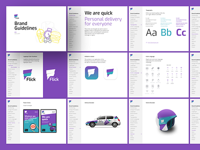 Flick | Brandbook app icon brandbook branding guideline istanbul kudret logo projectmind styleguide